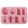 En Stock Juego de 8 Piezas Lingote del Dios de la Riqueza Sobres Rojos y Otros Moldes de Silicona Temáticos para Atraer Riqueza para Hornear Pasteles y Moldes de Chocolate