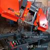 Shenyang una máquina sierra de cinta GB4028 sierra de cinta para metal de doble columna 4028 presión hidráulica para intensificar sierra horizontal pequeña