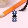 Versión Coreana 2026 de Accesorios para el Cabello con Pedrería para Niños y Mujeres, Pinzas de Garra Mini a la Moda, Pasadores Estilo Clip de Cristal Flor de Ciruelo