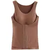 Direto do fabricante: Shapewear popular plus size para controle da barriga, lingerie outono e inverno com bojos embutidos, colete térmico sem costura feito de veludo alemão
