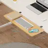 Tablero de Extensión para Escritorio Oficina Escritorio Perforación-Gratis Ampliación Extensión Artefacto Escritorio de Computadora Plegable Bandeja para Teclado