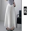 Pantalones de pierna ancha para embarazadas Verano Pantalones finos para el vientre 2024 Nueva Moda Versátil Sueltos Adelgazantes Pantalones tipo falda