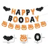 Banner de decoración para fiesta de Halloween, banner de Feliz Halloween, banner de terror al por mayor de papel
