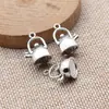 18x14x12mm 4.1g Color Plata Antigua Accesorios para Joyería DIY Bestseller Transfronterizo Colgante Hervidor de Agua 3D