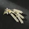 Accesorios de Pin de Corona de Traje de Moda Personalizado Broche de Diamantes Completos Dibujos Animados Timón de Vela Águila Tendencia
