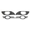 Adecuado para Mercedes-Benz Clase E W211 07-09 marco de faro antiniebla tira de adorno inferior del parachoques delantero rejilla de red inferior tira brillante accesorios