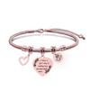 Pulsera europea y americana transfronteriza de acero inoxidable con diseño de hueso de serpiente, regalo para novias y amigas, regalo conmemorativo de vacaciones, pulsera de acero de titanio con grabado