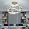 Luz Luxo Criativo Sala de Jantar Lustre de Cristal Pós-moderno Simples High-end Villa Pick Hollow Apartamento Duplex