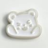 Gotejamento de óleo urso buraco reto diy pulseira artesanal frisado material cartoon bonito grampo de cabelo jóias acessórios contas soltas cor