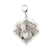 Acuerdo periférico de animación Neverland llavero acrílico colgante transparente joyería transparente linda