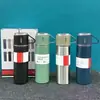 Conjunto de copo térmico Cross-Border de uma xícara com três tampas, feito em aço inoxidável 304.