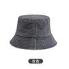 Chapéu de pescador de algodão lavado da Amazon, chapéu retrô desgastado para montanhismo, chapéu de sol para áreas externas, chapéu de bacia jeans macio
