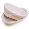 Cesta de ratán fermentado estilo europeo utensilios para hornear pan de campo cesta redonda para pan cuenco de ratán ratán para pastel tapete de ratán