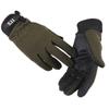 Guantes Tácticos Antideslizantes Militares para Ciclismo al Aire Libre, Combate, Protección Solar, Ciclismo Transpirables Paquete 511 Largos Rectos de Dedo Completo y Medio Dedo