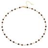 Amazon Más Vendido Joyería Retro de Piedra Natural Dopamina Cuentas de Arroz Collar de Cuentas para Mujer Cadena de Clavícula Apilada de Piedra Ojo de Tigre