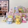 Novas Superestrelas Pet Fofas Adoráveis Sanrio Caixa Surpresa Giratória Desenho Animado Brinquedo Tendência Figura Ornamento de Mesa Carro Atacado