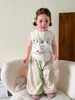 Ropa para Niños Inco Chaleco para Niñas Verano Delgado Casual Estampado Dibujos Animados Ropa para Niños Clase a Sin Mangas Top para Bebé Niña