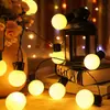 Lâmpada LED Luzes de Corda Solares para Exterior à Prova d'Água Lanterna de Acampamento Super Longa Duração da Bateria Luzes Decorativas para Lona Atacado