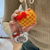 Funda Protectora Waffle KT Cat para AirPods Pro 1ª/2ª Generación Auriculares Bluetooth Apple AirPods3