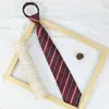Gravata borboleta estilo colegial JK japonês para mulheres, xadrez, uniforme escolar, laço, camisa de menina, gravata pequena, uniforme acadêmico