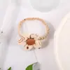 Nuevos accesorios para el cabello de estilo coreano para mujer, de tela que combina con todo, con lazo, oso trenzado, para la parte posterior de la cabeza, con cola de caballo y lazo para el cabello.