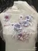 Bordado Tridimensional com Miçangas em Rede Bordado DIY Pronto para Uso Atacado Patches Acessórios para Roupas Hanfu Patches