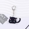 Gato dos desenhos animados Acrílico Chaveiro Bonito Gato Preto Pingente Mochila Pendurado Pingente Transfronteiriço Chaveiro Pequeno Pingente