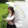 Preço de Fábrica Atacado Poe Guarda-chuva Transparente Infantil 19 polegadas Guarda-chuva Longo com Desenhos para Publicidade com Impressão de Logo Guarda-chuva Transparente