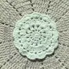 Posavasos de Ramo de Rosas Hecho a Mano Terminado Crochet de Lana Cambio de Taza Ramo de Mano Regalo Creativo Posavasos de Flor Tejida