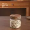 Frascos de Vidrio para Almacenamiento de Madera de Acacia al por Mayor Personalizados Frascos de Vidrio para Almacenamiento de Cocina Frascos Sellados para Almacenamiento de Granos Botellas Vacías