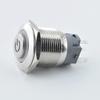 Loniu 19mm Anillo de Cabeza Alta Potencia Estándar Auto-Restaurable Auto-Bloqueante con Botón de Metal Ligero Interruptor Impermeable Tipo de Un Punto