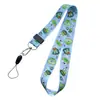 25mm pingüino genial ojos grandes rana caricatura correa para teléfono móvil cuerda colgante funda para teléfono móvil con cuerda para el cuello