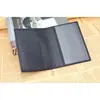 Portadocumentos de Tarjeta de Cuero PU Personalizado, Portatarjetas de Identificación de Boletos de Gama Alta, Portadocumentos de Pasaporte Multifunción RFID
