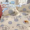 Funda de colchón acolchada de terciopelo de leche de invierno para dibujos animados para dormitorio, uso doméstico, tatami, colchón delgado acolchado, dormitorio, sábana con forro polar