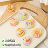 Clips Acrílicos para Comida Estilo Ins, Clips de Polipropileno para Agenda, Clips para Notas de Caricatura Linda de Hamburguesa y Papas Fritas, Papelería al por Mayor
