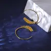 Agulha de prata S925 brincos de argola lisa exagerados europeus e americanos femininos brincos de alta qualidade que afinam o rosto redondo brincos da moda personalidade que combinam com tudo