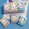 Pañuelos de Papel Impresos con Diseño de Gatito de Dibujos Animados, Paquete Pequeño Portátil de Pañuelos Faciales, Papel Higiénico, Servilletas Coloridas, Toallas de Mano