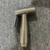 Juego de Rociador para Bidé de Inodoro Acero Inoxidable Kit de Higiene Femenina Baño Balcón Potenciador Una Entrada Dos Salidas Válvula de Ángulo