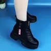 Botas Quentes para Mulheres, Botas de Neve Peludas, Forradas com Lã para o Inverno 2025, Solas Grossas, Sapatos Antiderrapantes para Mães, Botas Curtas Femininas, Botas de Algodão