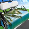 Funda de Asiento para Coche de Golf Manta Toalla para Asiento de Coche de Golf Fácil de Limpiar e Instalar Funda para Asiento de Árbol de Coco