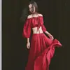 Traje de Vestido Largo Ajustado con Escote de un Hombro Abierto con Cordones y Revelación del Ombligo para Mujer, Sexy, de Noche, para Club Nocturno, Nuevo de Primavera 8296