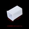 Molde de silicona para velas cilíndricas de Fat Ya Ya Ya, molde de yeso a rayas con forma de garra de gato y hexágono cuadrado