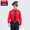 Nova Imagem Primavera e Verão Roupas de Segurança para Posto Roupas de Trabalho Uniforme Camisa Masculina Manga Longa Propriedade Residencial Hotel Camisa Ferramenta