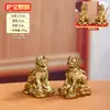 Artesanato em Latão Guardião Qilin Bagua Pingente Qilin Bagua Lingote Qilin Presente Qilin Traga Fortuna Ornamento Feng Shui