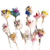 Mini Buquê de Flores Secas, Flores Reais, Flores Eternas da Amazônia para Cartão de Cumprimentos Pequeno, Flor do Noivo, Flor Broche, Pequeno Presente para o Dia das Mães