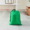Fabricante en stock, bolsa de poliéster con cordón, venta al por mayor, bolsa de nailon para organizar ropa, bolsa de almacenamiento con cordón, bolsillo retráctil, personalización