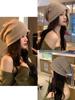 Estilo Japonés Perezoso Suelo de Desperdicio Viento Montón Suelto Gorro Infantil Verano Postparto Moda Versátil Cortavientos Gorro para Cubrir la Cabeza Frío