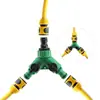 Conector Rápido para Manguera de Agua Adaptador de Grifo de 1/2 Pulgada 3/4 Pulgada Boquilla de Rociado de Agua del Grifo Conversión para Riego de Verduras y Campos Accesorios para Pistola de Agua