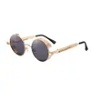 Gafas de Sol Redondas de Moda para Mujeres con Rostros Redondos, Estilo Vintage, Adecuadas para Ir de Fiesta, Accesorio Universal, Estilo Ins UV400