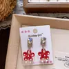 Pendientes de Clip de Resina Coloridos Lindos con Forma de Personaje de Dibujos Animados para Niñas, Accesorios de Pendientes de Lazo Corazón Explosivo